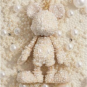 NEW BaubleBar x Disney Mickey Pearl Bag Charm